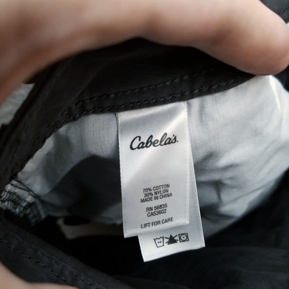 Cabela's Men's 40 Dark Gray Cargo Shorts 70% Cotton 30% Nylon 39.75" 5" 12" - Picture 12 of 12